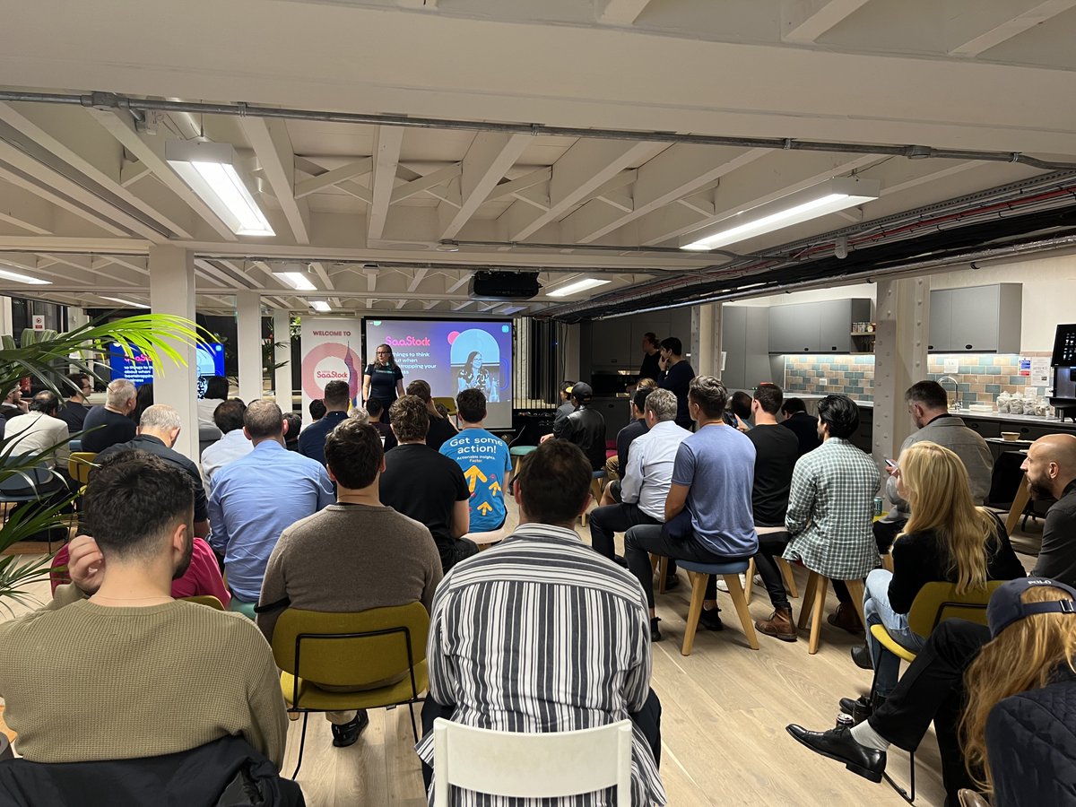 Wednesday's SaaStock Local London was a hit👏

Thank you to all who came and to <a href="/Bridget_ycbm/">Bridget Harris</a> <a href="/YouCanBookMe/">YouCanBookMe</a>, <a href="/jamesjgill/">James Gill</a> <a href="/ecosendmail/">EcoSend</a> <a href="/GoSquared/">GoSquared</a>, and Adam Roberts <a href="/ebstahq/">Ebsta</a>, for sharing your insights, experience, and advice on bootstrapping with the audience🔥

#SaaS #Bootstrapped