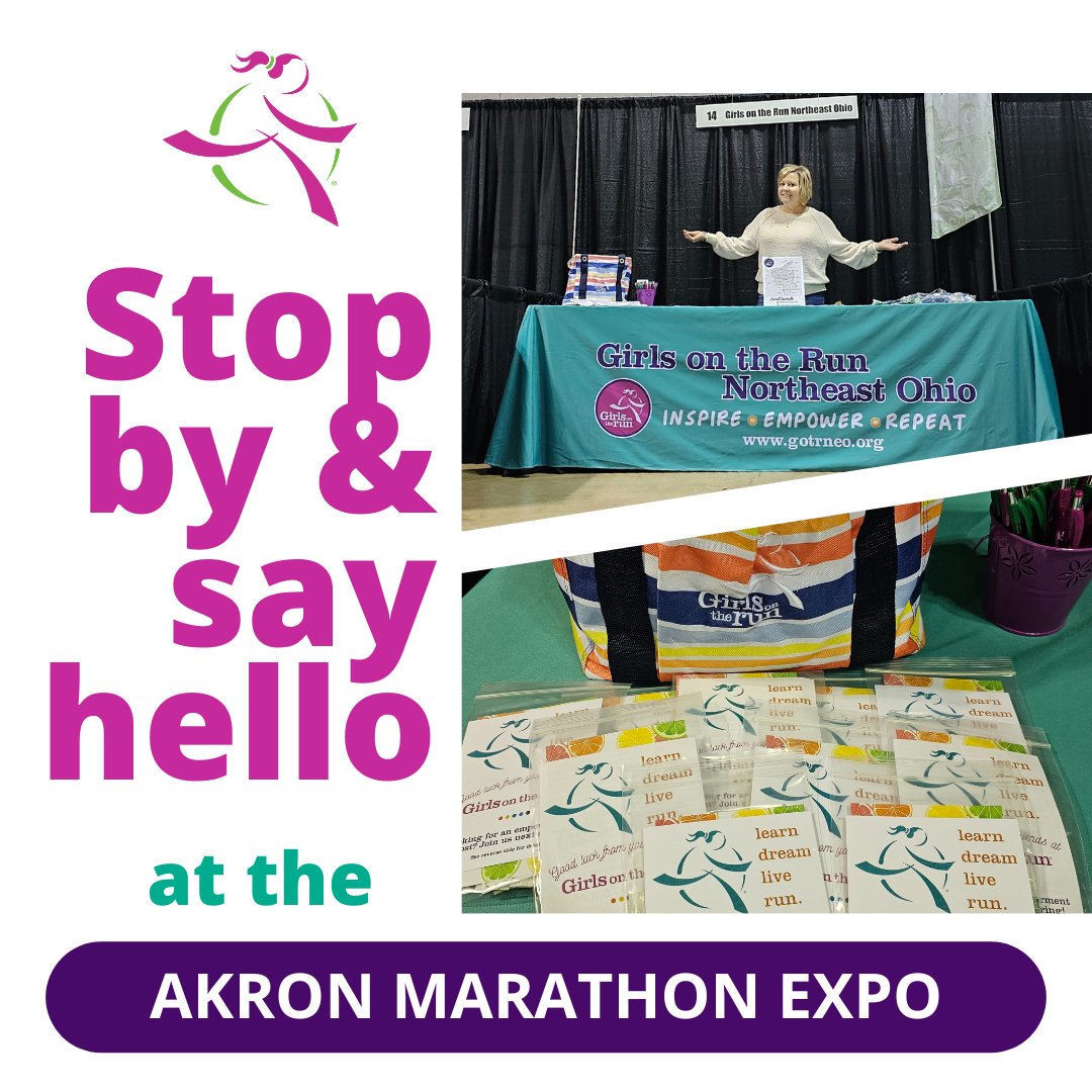 Running the blue line this weekend? Make sure you stop by the GOTR booth at the expo for some inspiration! #blueline #akronmarathon #akrun @akronmarathon