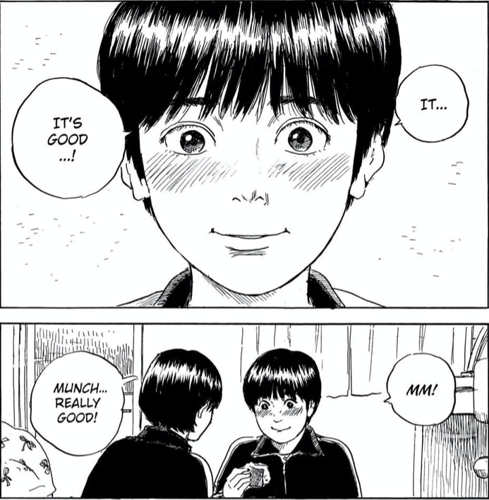 memoryecho1's tweet photo. #押見修造 #ShūzōOshimi #血の轍 #ChiNoWadachi #BloodOnTheTracks #SeiichiOsabe #FukiishiYuiko #manga #blog #blogspot #blogger 

Making my case regarding the onigiri in the last chapter... 🍙 https://t.co/Z23JOEbZME