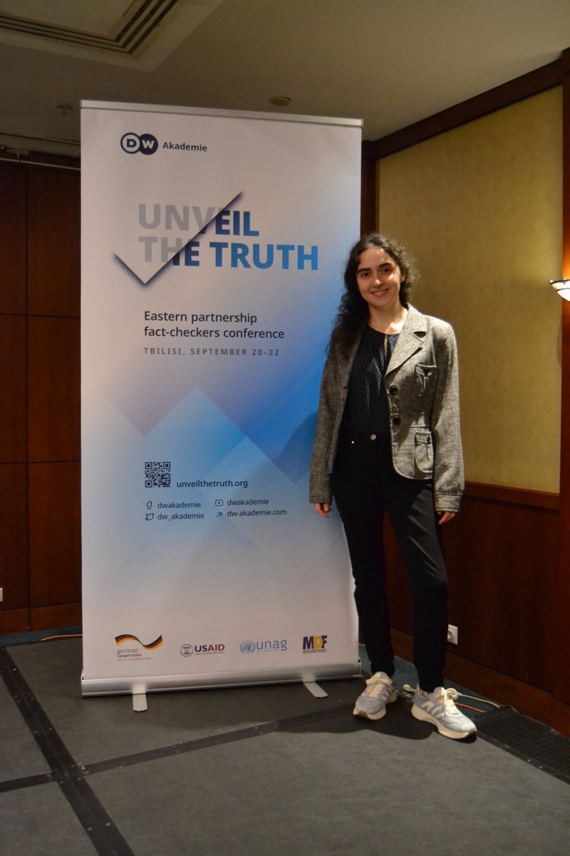 It was great to attend the '#UnveiltheTruth: EaP Fact-Checkers Conference,' organised by the @mdfgeo , in collaboration with @dw_akademie and the @USAID Unity Through Diversity Program, implemented by the UN Association of Georgia. 

Thank you for organising the conference!
