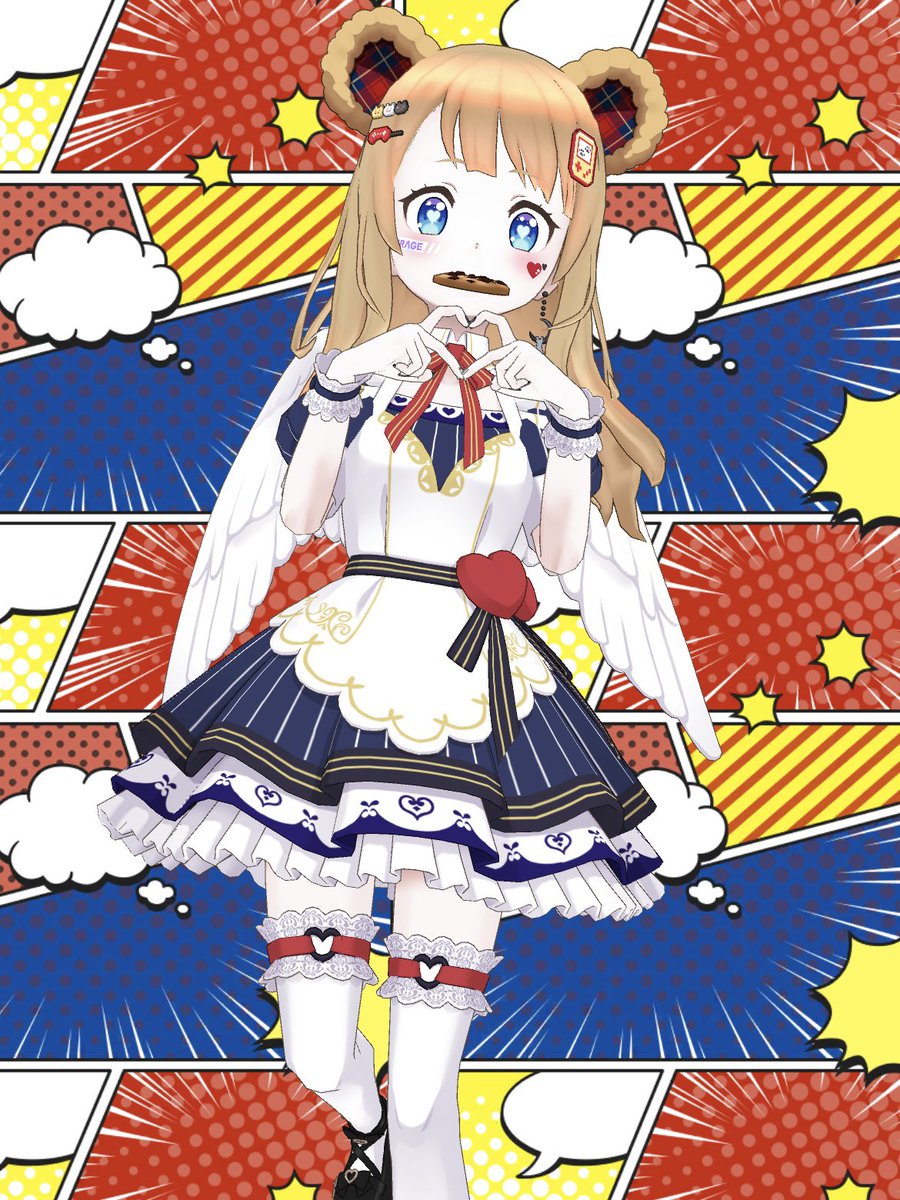 REALITYCON入口看板宣伝隊長 ／ 名前：でびちゃん 魔界から人間界を