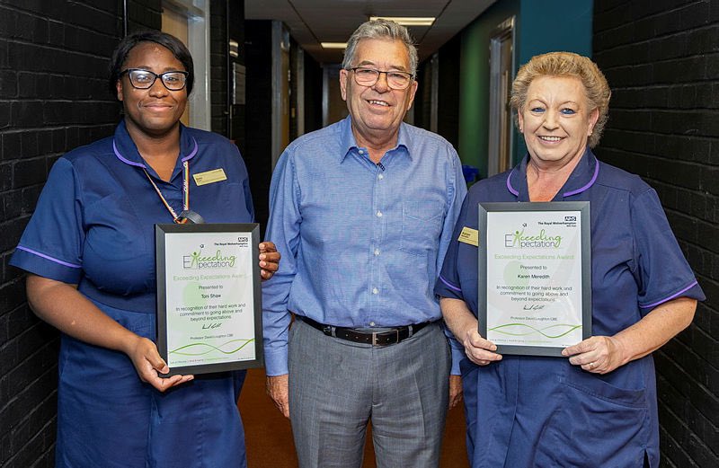 RWT_NHS's tweet photo. “They have been instrumental in developing and implementing digital training for our nursing colleagues as well as our future workforce too.”
 
Just one of the reasons why Karen Meredith and Toni Shaw won our September #ExceedingExpectation award 👏🏻💚 https://t.co/bcP102XWeu