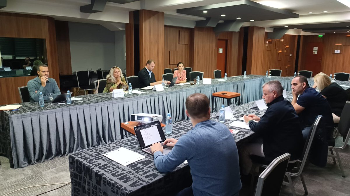 ipaff2020's tweet photo. First @ipaff2020 bilateral workshop for #crossborder #cooperation between #NorthMacedonia and #Kosovo with field visit to in Gjorce Petrov (N.Macedonia) and Kacanik (Kosovo), overlooking #Lepenac river. Thanks to everyone and to @hzsmsk
#floods #cooperation #crossborder https://t.co/slrpS6p7kX