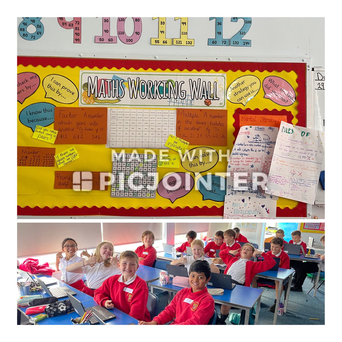 Year 6 are on the move in maths to investigate rules of divisibility and factors, multiples, primes and squares. They are acing The Remainders Game! 🔢✖️➗ <a href="/llandaffcity/">Llandaff City (inactive account)</a> <a href="/nrichmaths/">NRICH maths</a>