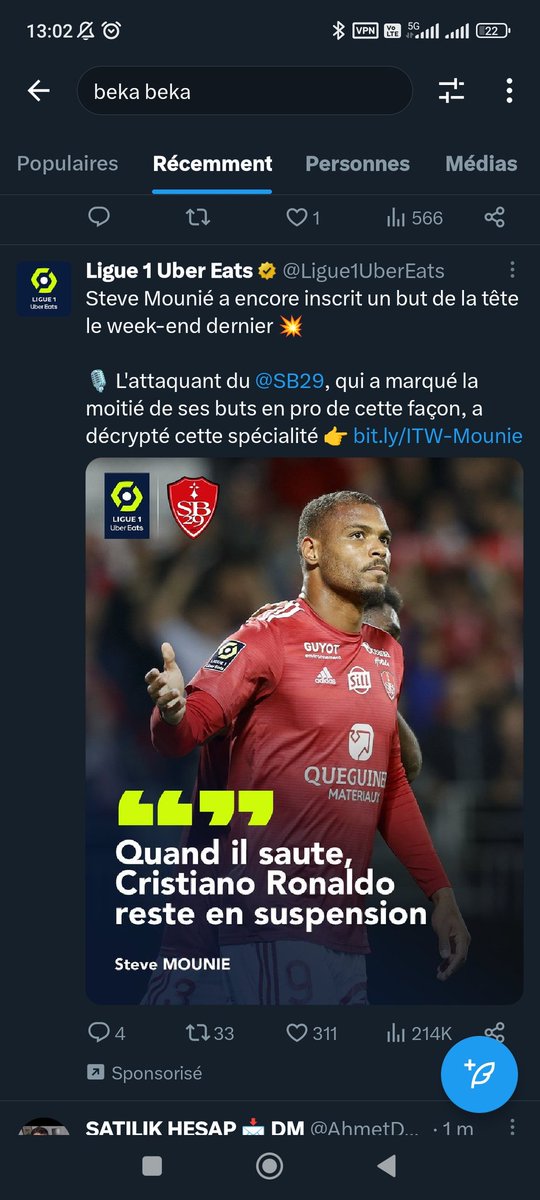 qlemerle's tweet photo. Pas hyper convaincu de cette pub @Ligue1UberEats dans le trend #BekaBeka... 😐😕 https://t.co/eJbhlEy9XZ