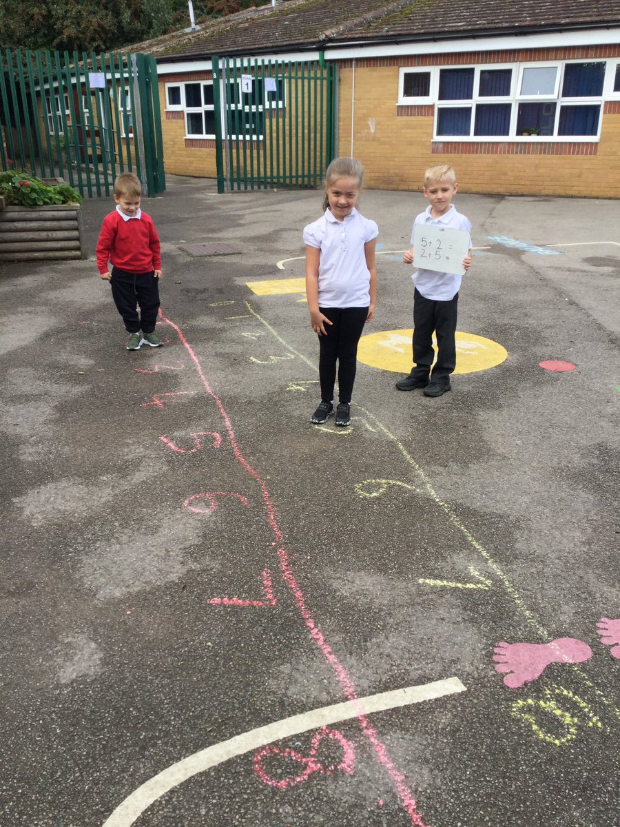 Y1Lambert's tweet photo. We have been exploring commutativity in maths lessons. Year 1 took part in addition races and found that it is quicker to add from the bigger number ➕ https://t.co/m2hcXJWWf1