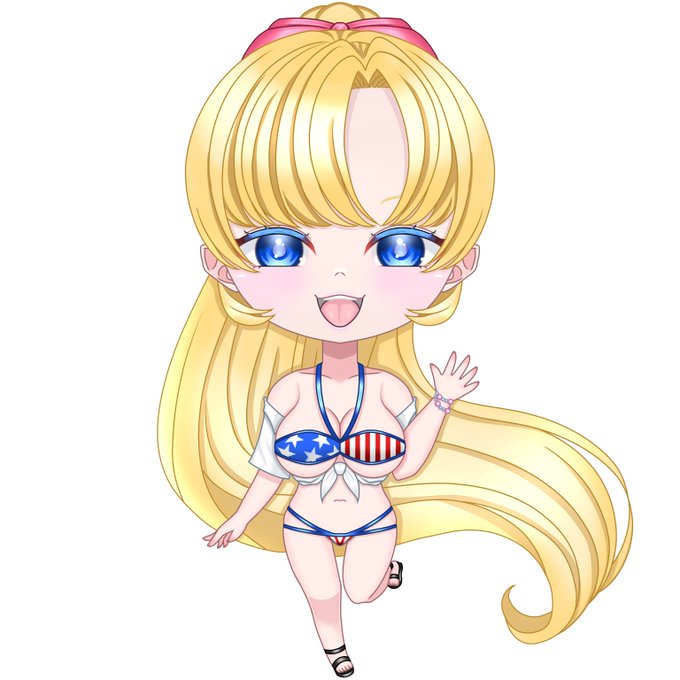 ゆなさん@Yuna_6503にミニパティを描いてもらいました!!!俺には描けないやわかわなテイスト!! 