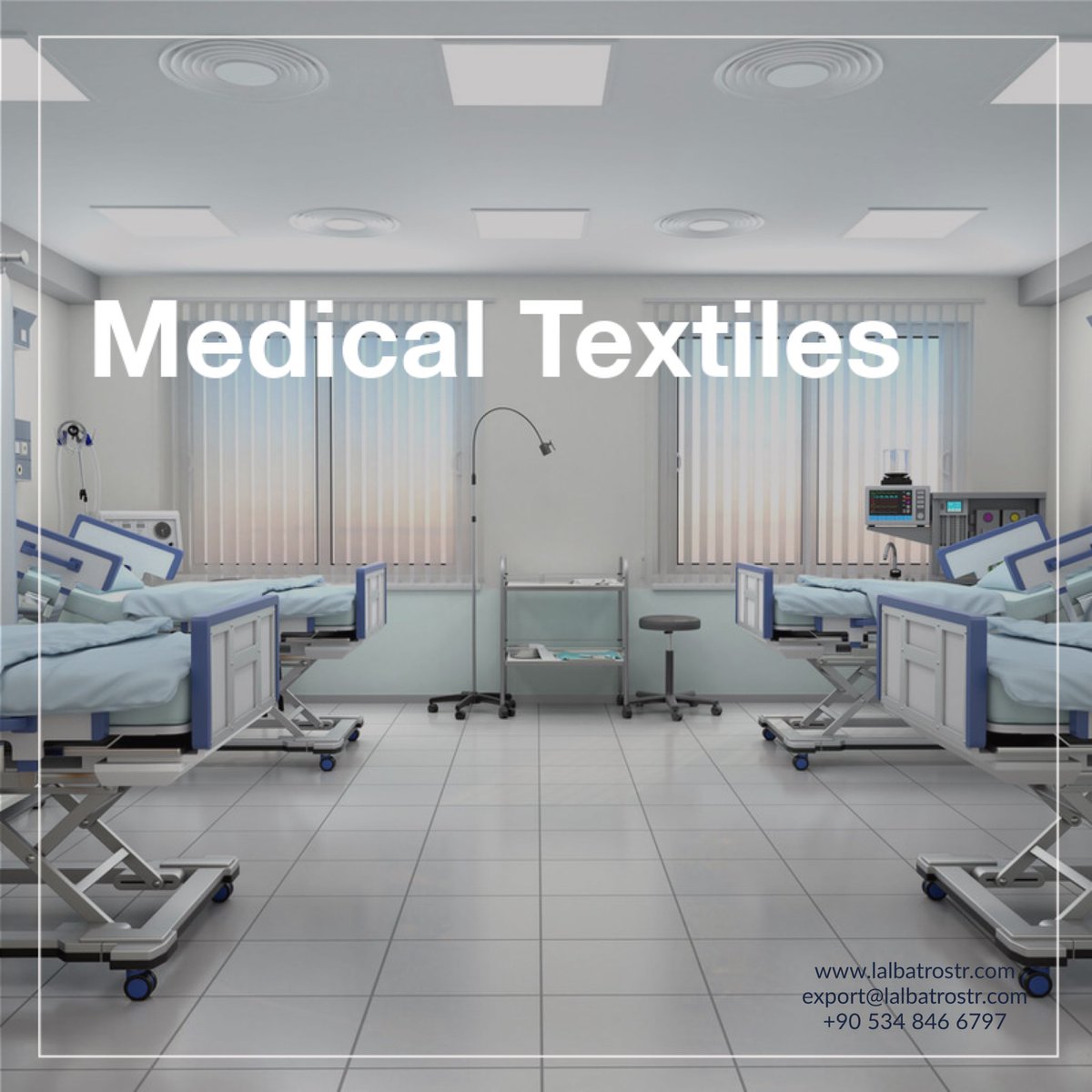 Contact us today for your medical textiles inquiries! #LAlbatrosExports #B2B #MedicalTextiles #medicalproducts #B2B #HealthcareEssentials #buyinbulk #GlobalExports #turkishexporters  #import #export 

lalbatrostr.com