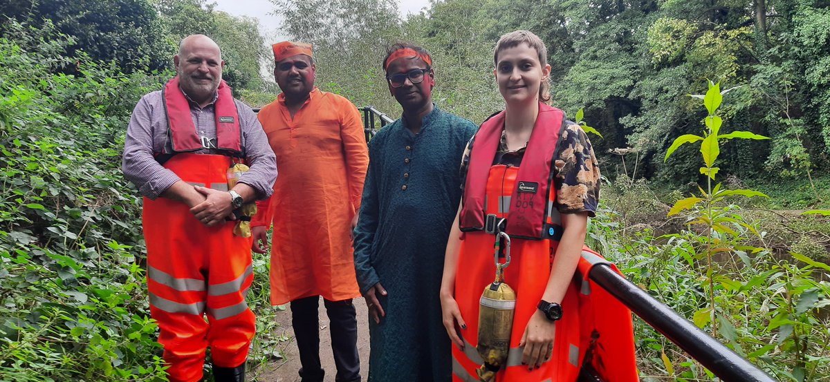 Every year we support local Hindu Mandir & community centre in delivering the Ganesh Chaturthi festival, celebrating the birth of Ganesha & culminating in the submersion of beautifully decorated idols in the River Don #salmonpastures #FiveWeirsWalk #GaneshChaturthi2023