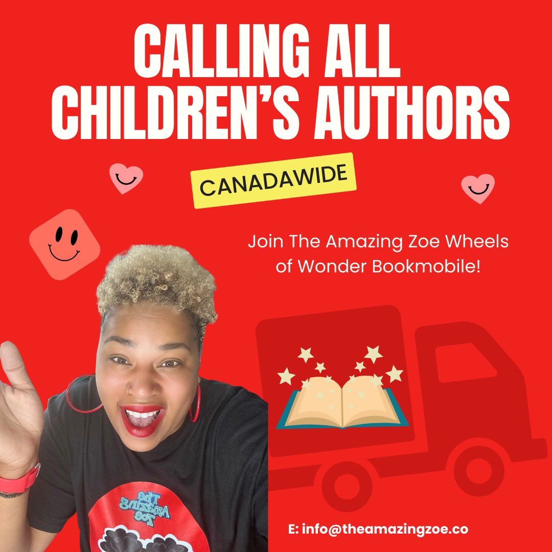 The Amazing Zoe Wheels of Wonder Bookmobile is thrilled to unveil a fantastic collaboration with fellow Canadian authors! 🇨🇦

This is your chance to be a part of something truly special! Please contact me for more info.
Email: info@theamazingzoe.co

#canadianauthor