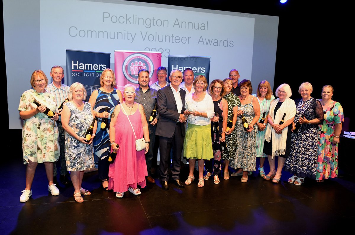Massive congratulations to our brilliant band of volunteers who received the Team Award for 2023 for their work at our 'Friday Socials' Inclusive Sports sessions 

#pocklington #volunteers