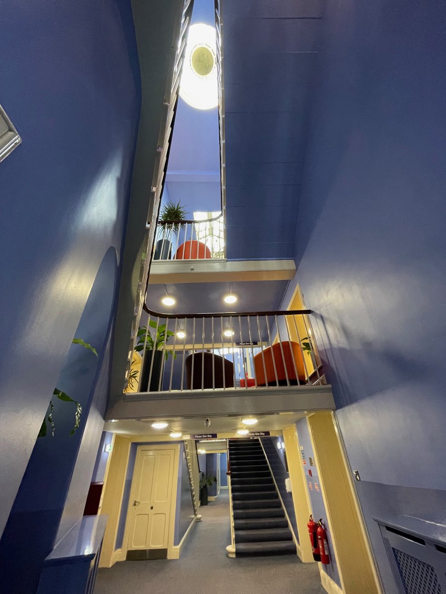 Good to fit in a visit to long-standing <a href="/FlexSA_UK/">Flexible Space Association</a> member <a href="/cbchouse/">Capital Business Centre</a> whilst I’m in Edinburgh. I had no idea the scale of the inside!  It was once a school, and had separate stairs for boys &amp; girls adding a quirky twist to the building.