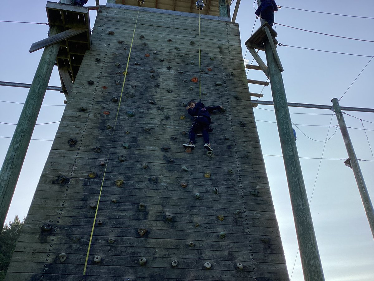 whcps's tweet photo. Squad 1 smashed the climbing wall! A few thumbs up from the top ππΌ #WHCYear6 #WHCBoreatton https://t.co/e5AjHMwlW6