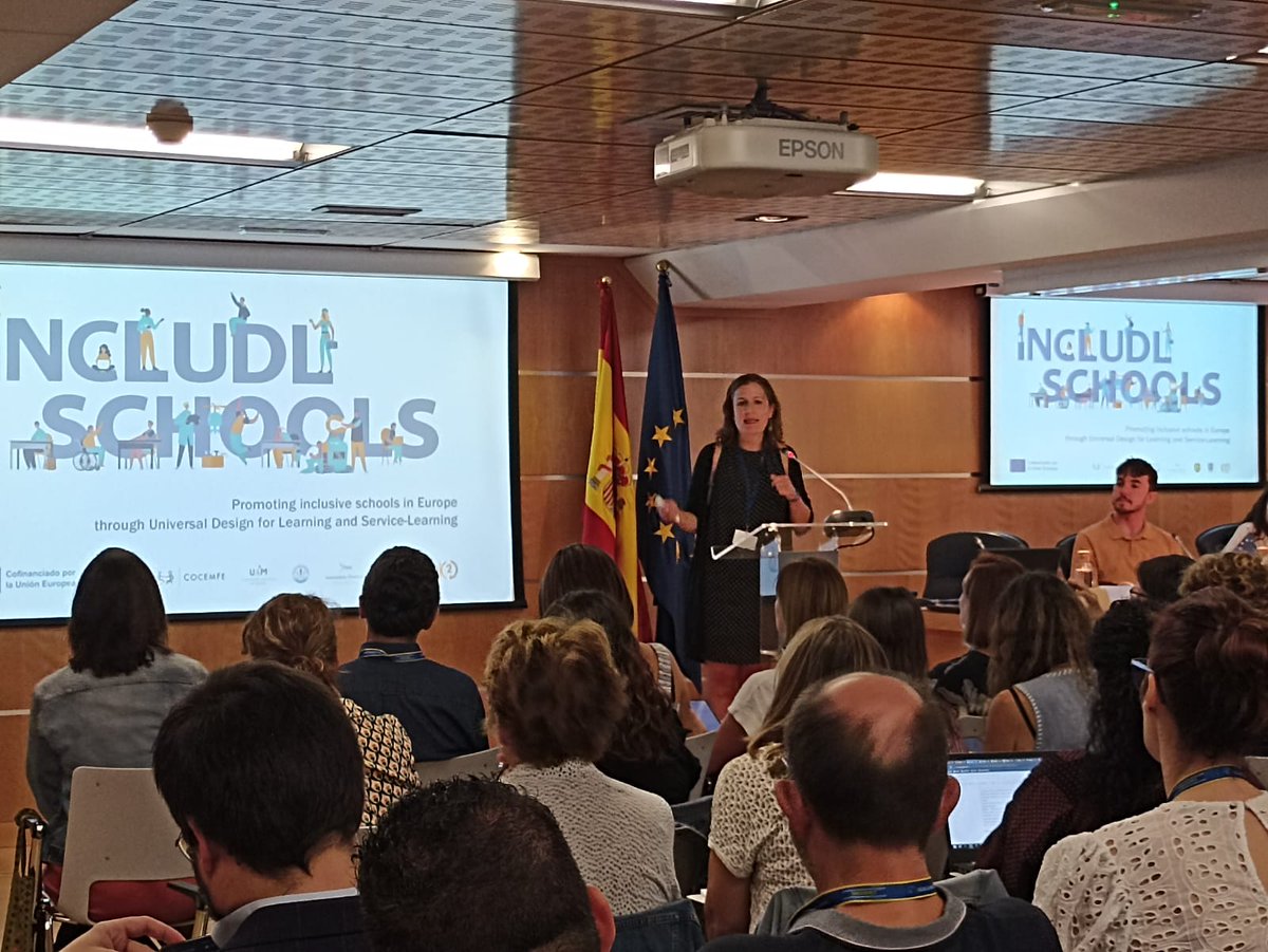 COCEMFEnacional's tweet photo. 🇪🇺Hoy estamos en la sede del @Europarl_ES con el proyecto #incluDLschools participando en el programa educativo Escuelas Embajadoras del Parlamento Europeo. 
#EducaCOCEMFE #ErasmusPlus  @sepiegob @Fundacion_ONCE @MSocialGob https://t.co/JYJcCqk47R