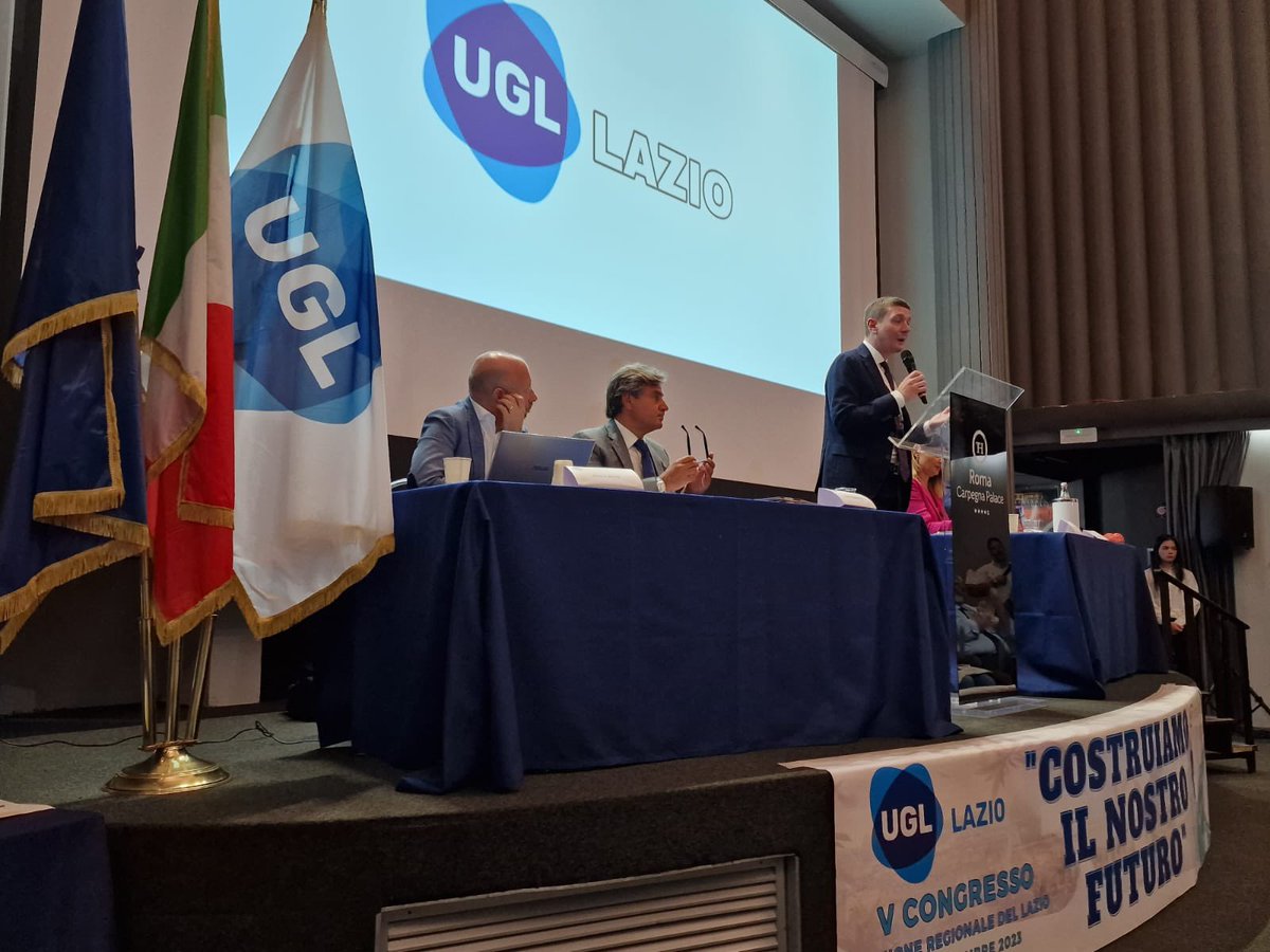 Cisl_Lazio's tweet photo. Coppotelli interviene oggi a #Roma al Congresso UGL Lazio.
“Dare applicazione all’Art. 46 della Costituzione,per ambire ad innovare le relazioni sociali e industriali,sostenendo soluzioni contrattuali che consentano ai lavoratori di accedere a diverse modalità di partecipazione. https://t.co/dzrrRUbUaF