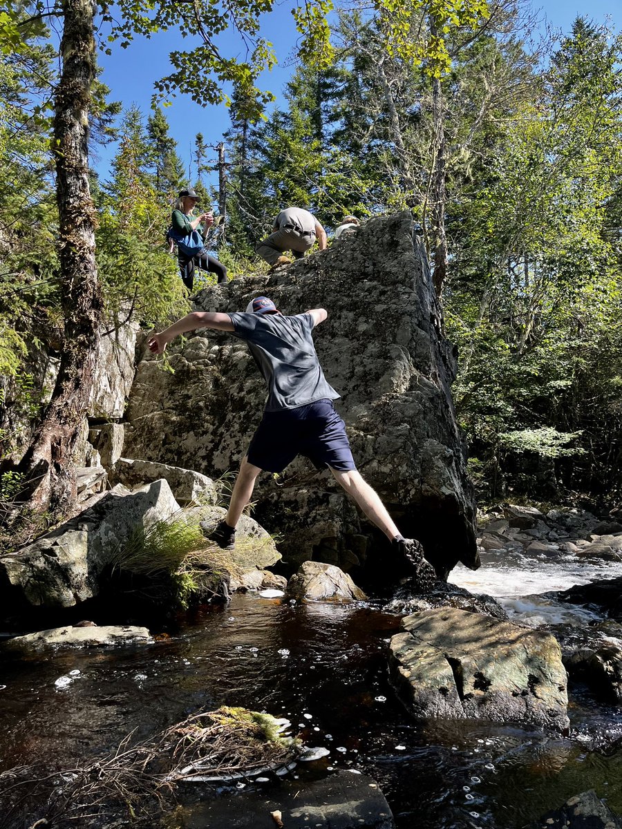 digaa17's tweet image. We enjoyed this late summer, family hike to Johnson River Falls! #hiking #waterfalls