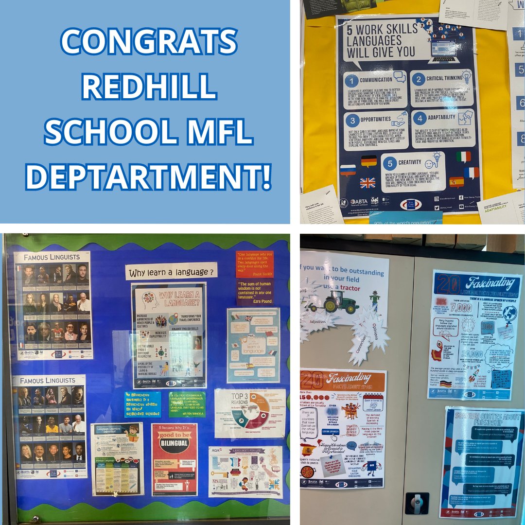 Blue Stamp Travel 🇫🇷🇩🇪🇪🇸 (@stamp_travel) on Twitter photo 🌟 We have a #Winner! 🌟
Our #Competition has now closed and we are delighted to announce that Redhill School MFL Department <a href="/Redhill_MFLDept/">Redhill MFL Dept</a> are our winner! We were super impressed by your entries and they put a smile on all of our faces, congratulations! 🥳🎉 🌟 We have a #Winner! 🌟
Our #Competition has now closed and we are delighted to announce that Redhill School MFL Department <a href="/Redhill_MFLDept/">Redhill MFL Dept</a> are our winner! We were super impressed by your entries and they put a smile on all of our faces, congratulations! 🥳🎉