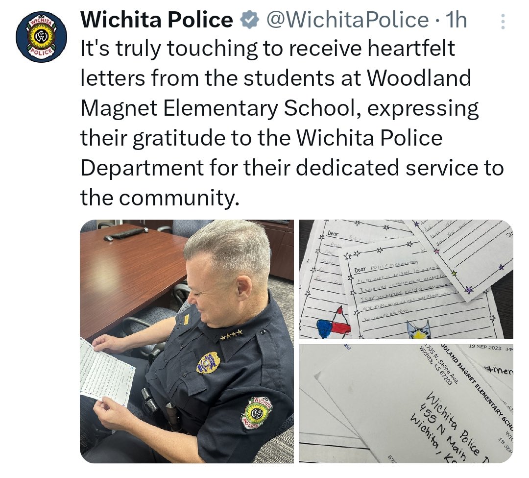 leahfliter's tweet image. ICYMI this week in #ksed public schools. “Supt. Dorothy” at HoCo Parade; reading help; thanking the police; CNA pinning. So much more than a test score.  #ksleg