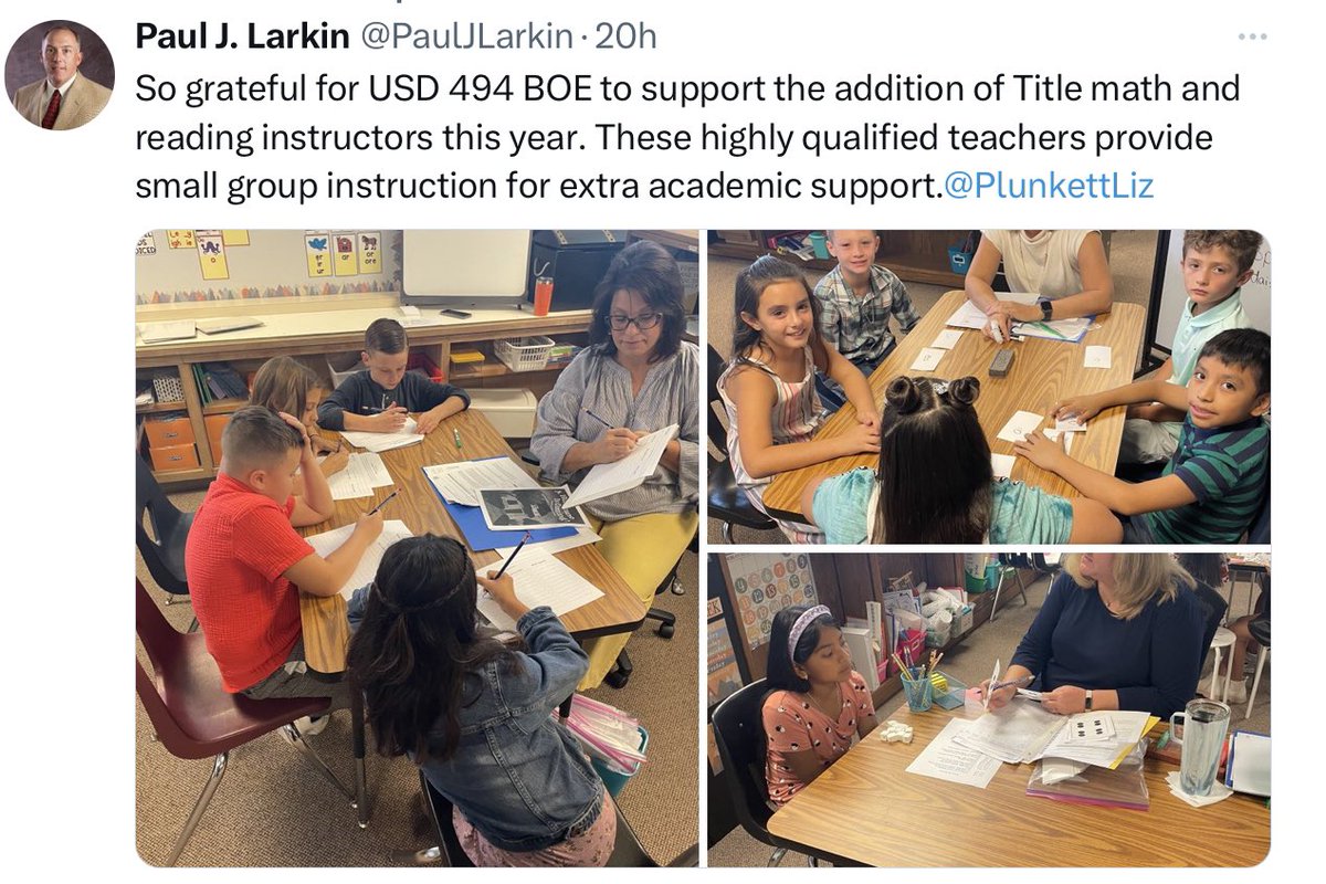 leahfliter's tweet image. ICYMI this week in #ksed public schools. “Supt. Dorothy” at HoCo Parade; reading help; thanking the police; CNA pinning. So much more than a test score.  #ksleg