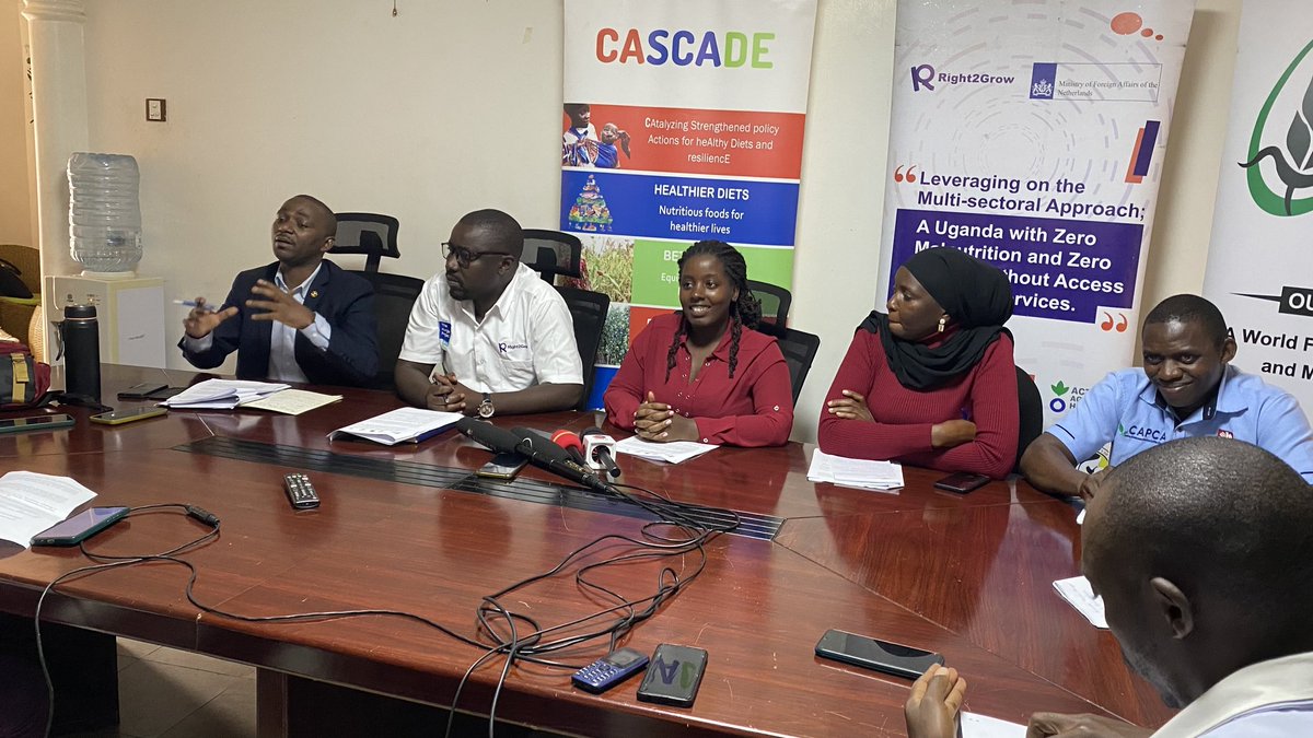 Robert J. Turyakira today during a presser at @FRAUGANDA to commemorate the International awareness day of food loss and waste that greenhouse emissions are associated  with food that is wasted,  linked to increased risk of global climate change. @ConsentUganda @foodlossandwaste