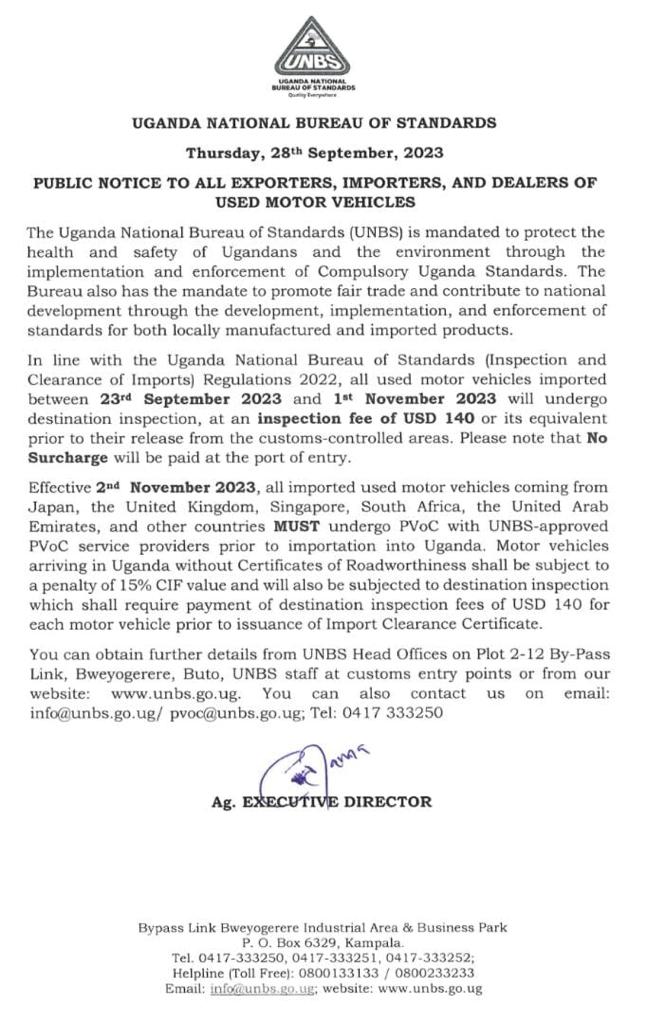 Car Importers...Take Note!