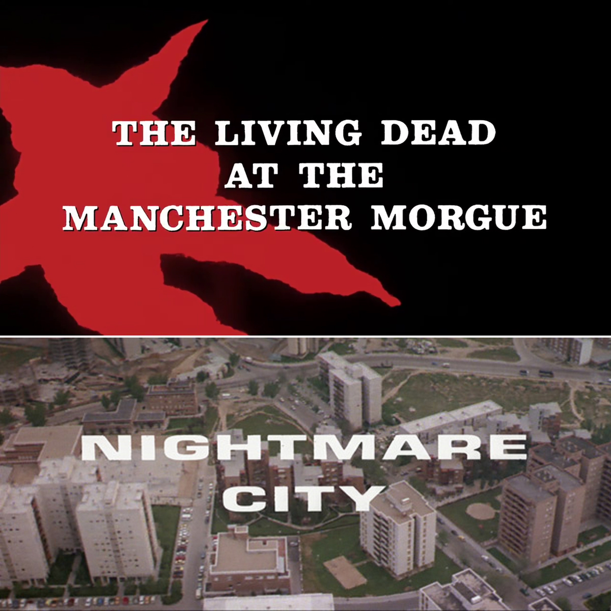 This month... @reelsteelcinema present a Zombie double-bill screening: The Living Dead at Manchester Morgue (1974) Nightmare City (1980) reelsteelcinema.com/tldnc/ a double-bill of horror classics, #Halloween weekend at #Sheffield's Abbeydale Picture House.