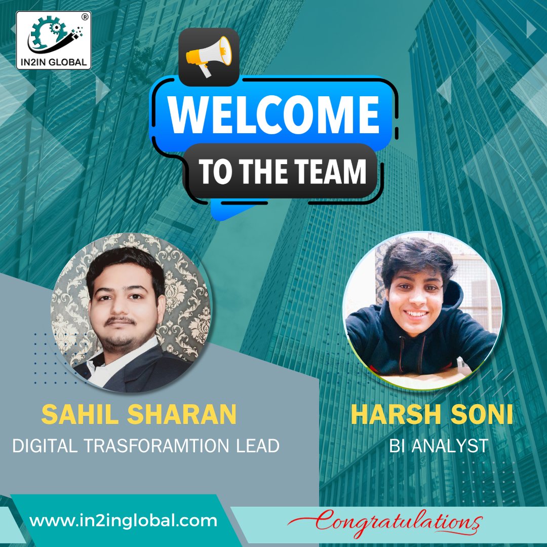 in2inglobal's tweet photo. Congratulations! You’re going to be an amazing addition to this team. We believe your expertise and personality will help us reach new heights.
#welcome #In2In_global https://t.co/RQLyPIWQ95