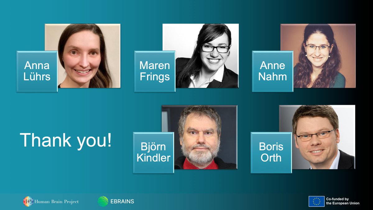 EBRAINS Computing Services (@hbphighperfcomp) on Twitter photo As managers of the EBRAINS Computing Services we would like to thank our partners and collaborators in the <a href="/HumanBrainProj/">Human Brain Project</a>! We have truly built a European network among our HPC and Neuromorphic partners connected with the HBP and <a href="/EBRAINS_eu/">EBRAINS</a> community! As managers of the EBRAINS Computing Services we would like to thank our partners and collaborators in the <a href="/HumanBrainProj/">Human Brain Project</a>! We have truly built a European network among our HPC and Neuromorphic partners connected with the HBP and <a href="/EBRAINS_eu/">EBRAINS</a> community!