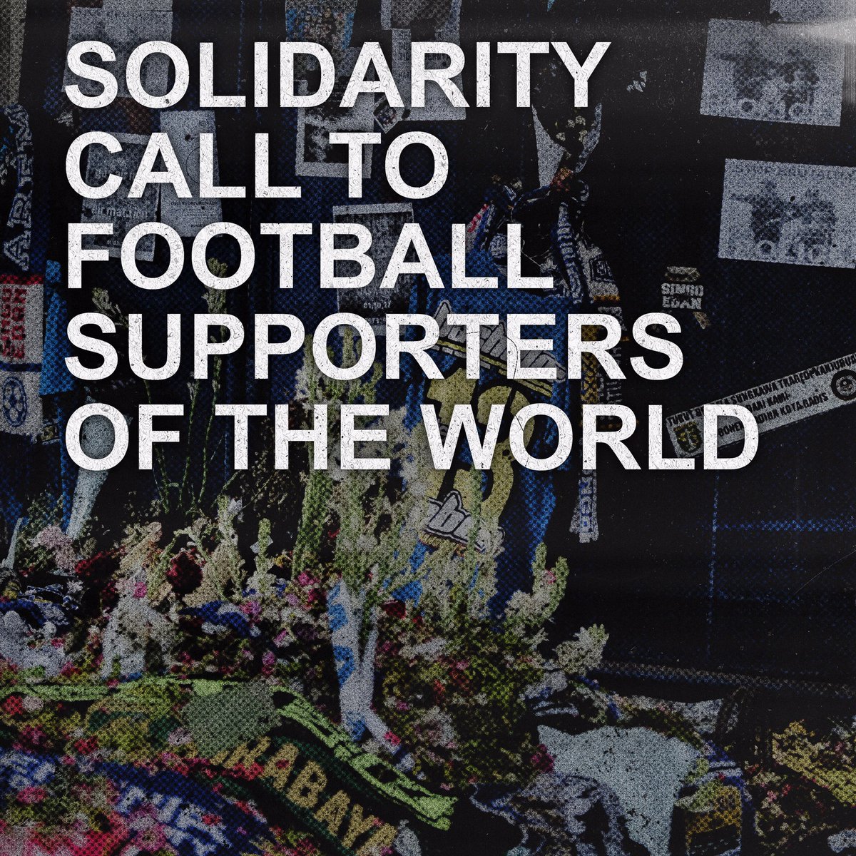 crazylionzine's tweet photo. SOLIDARITY CALL TO THE FOOTBALL SUPPORTERS OF THE WORLD

We ask for solidarity from fellow ultras and supporters all around the world. We ask you to help us convey the message to the international community that the Kanjuruhan Tragedy has not been resolved. https://t.co/rGjSG3ZAYR