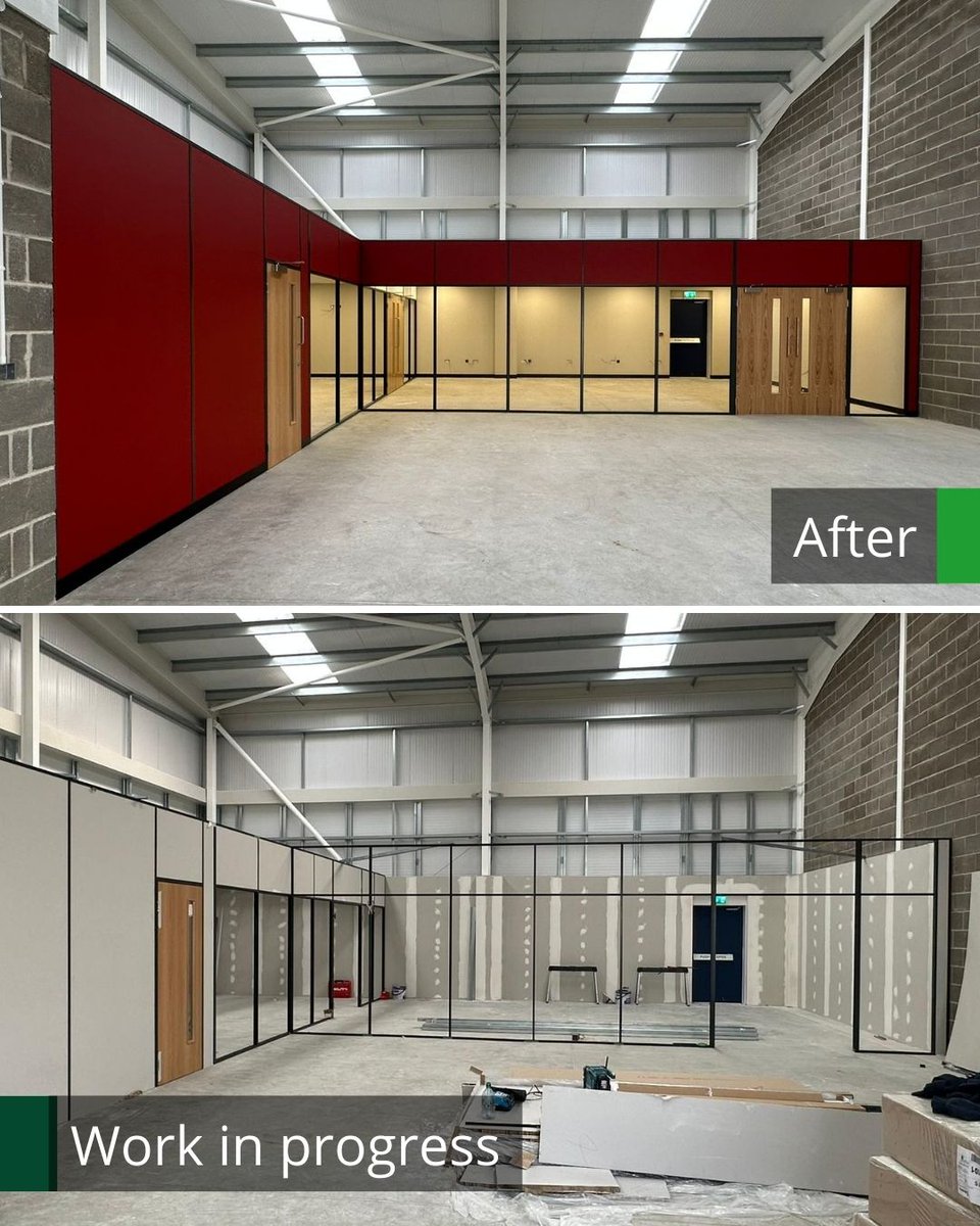 rodleyinteriors's tweet image. Our latest project in North Leeds is nearing completion, with only the exquisite glass installations remaining. Follow us for the grand reveal!

#OfficeTransformation #MaximizeSpace #RodleyInteriors #GlassDividers #WestYorkshire #GlassPartitioning #OfficeRefurbishment