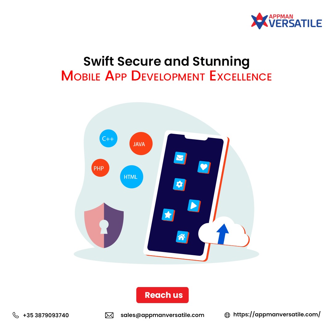 AppmanVersatile's tweet image. "Experience the epitome of mobile app development excellence with our commitment to swiftness, security, and stunning design. 

#mobileappexcellence #appdevelopment #swiftness #security #stunningdesign #userexpectations #industrybenchmarks #appdesign #mobiletech #appinnovation