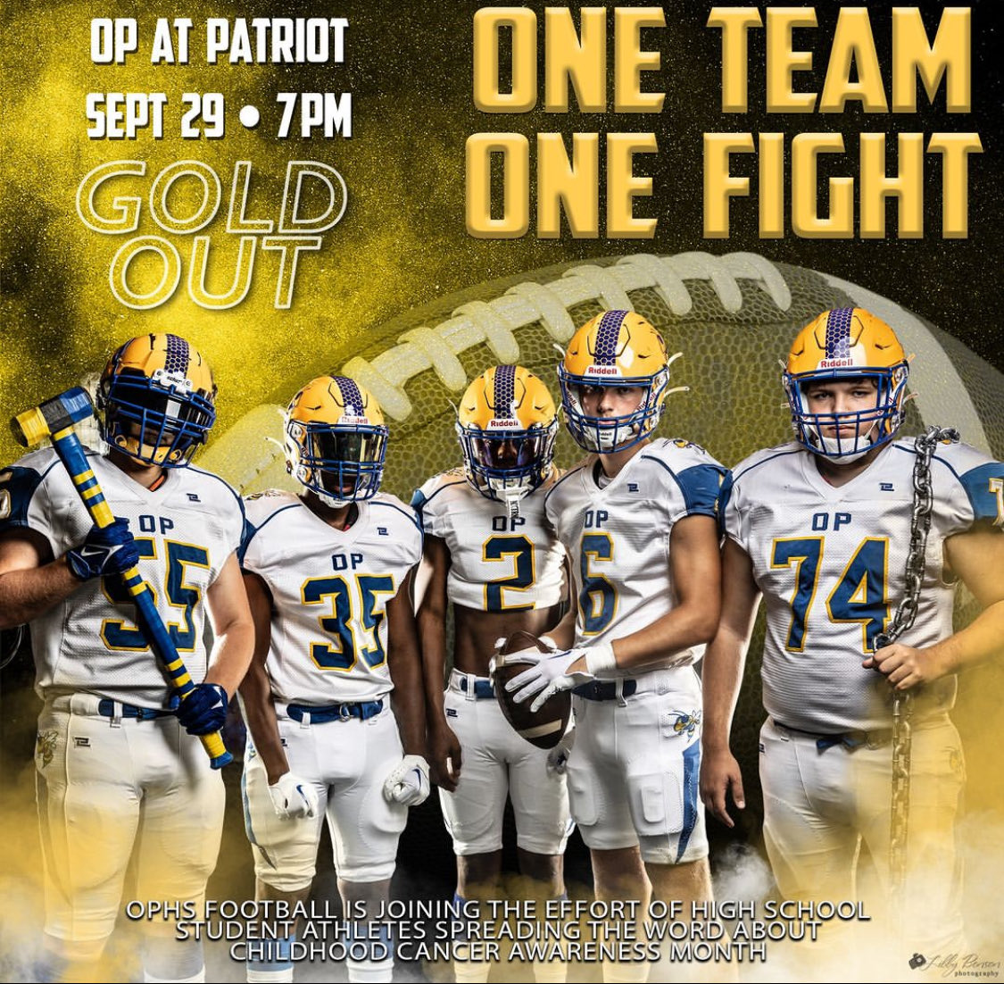 Jose Argueta-Ortiz (@joseargueta_73) on Twitter photo I will say a 🙏 for all the children & their families as I prepare to take the 🏈 Field tonight. I AM a Student Athlete Spreading The Word about Childhood Cancer Awareness Month. Please Join Me.❤️ #WearGold <a href="/Ellyn_Miller1/">Ellyn Miller</a> <a href="/DmvSportsLive6/">DmvSports</a> <a href="/toby_lux/">🅲🅾🅰🅲🅷 𝑻𝒐𝒃𝒚 𝑳𝒖𝒙</a> <a href="/ophsfootball/">Osbourn Park Football</a> I will say a 🙏 for all the children & their families as I prepare to take the 🏈 Field tonight. I AM a Student Athlete Spreading The Word about Childhood Cancer Awareness Month. Please Join Me.❤️ #WearGold <a href="/Ellyn_Miller1/">Ellyn Miller</a> <a href="/DmvSportsLive6/">DmvSports</a> <a href="/toby_lux/">🅲🅾🅰🅲🅷 𝑻𝒐𝒃𝒚 𝑳𝒖𝒙</a> <a href="/ophsfootball/">Osbourn Park Football</a>