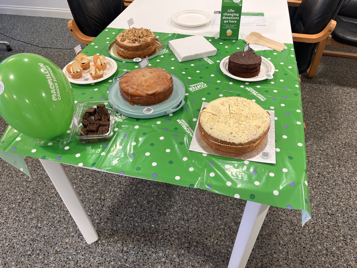 M4BLtd's tweet photo. It's a #HappyFriday indeed as we host our very own Macmillan Coffee Morning! 🍰

It's been so lovely to network with our office neighbours, enjoy some delicious #cake and of course raise money for the fabulous @macmillancancer

#MacmillanCoffeeMorning #CoffeeMorning https://t.co/5huEnM5paj