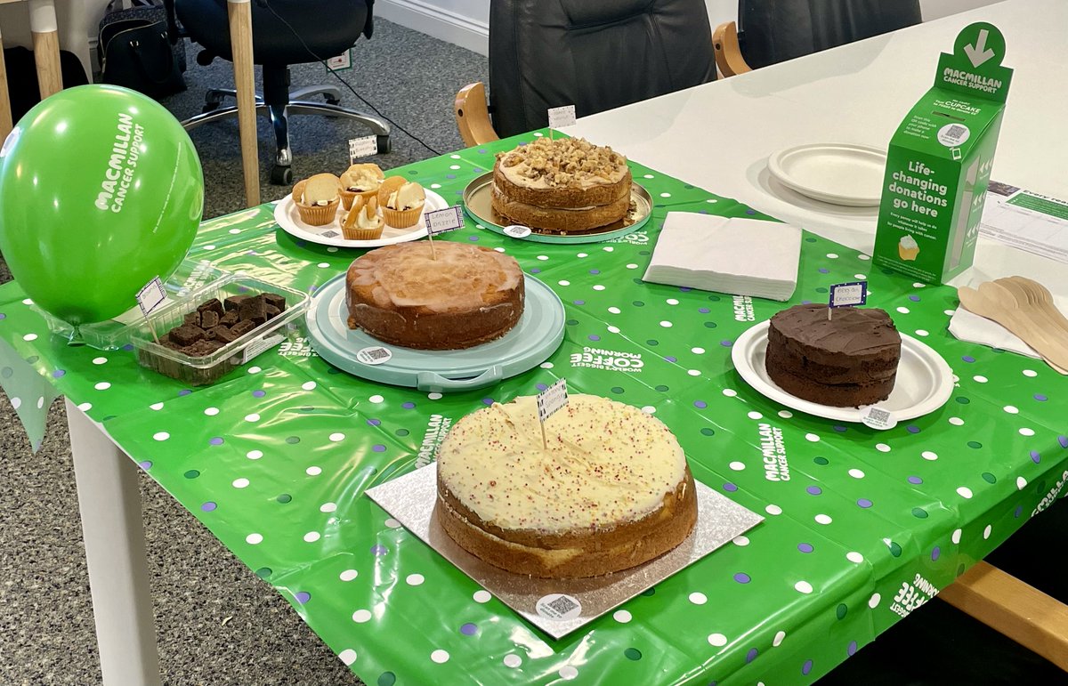 M4BLtd's tweet photo. It's a #HappyFriday indeed as we host our very own Macmillan Coffee Morning! 🍰

It's been so lovely to network with our office neighbours, enjoy some delicious #cake and of course raise money for the fabulous @macmillancancer

#MacmillanCoffeeMorning #CoffeeMorning https://t.co/5huEnM5paj