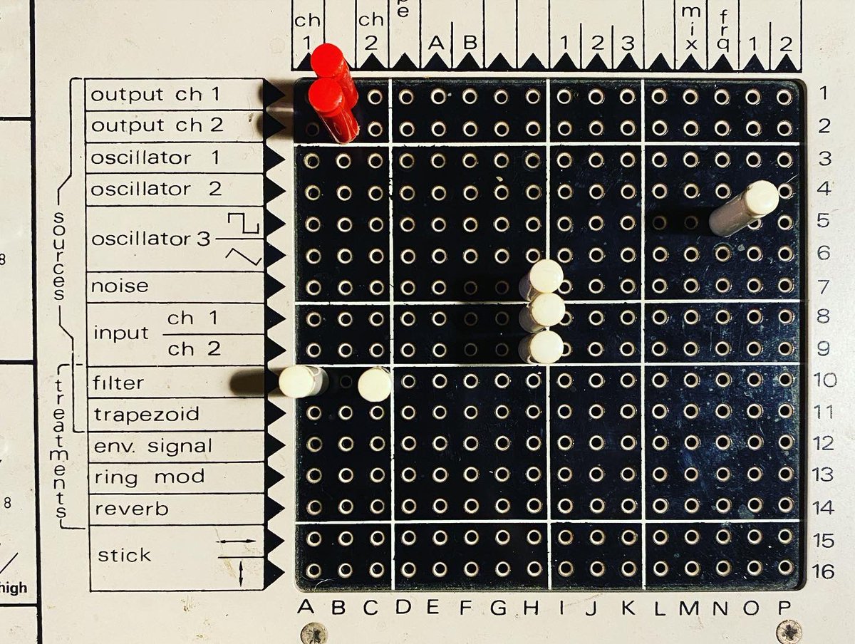 crosstownstudio's tweet image. Real treat to get to play around with this 1972 EMS Synthi yesterday 😍 

#crosstownstudios #EMS #emssynthi #analogsynth