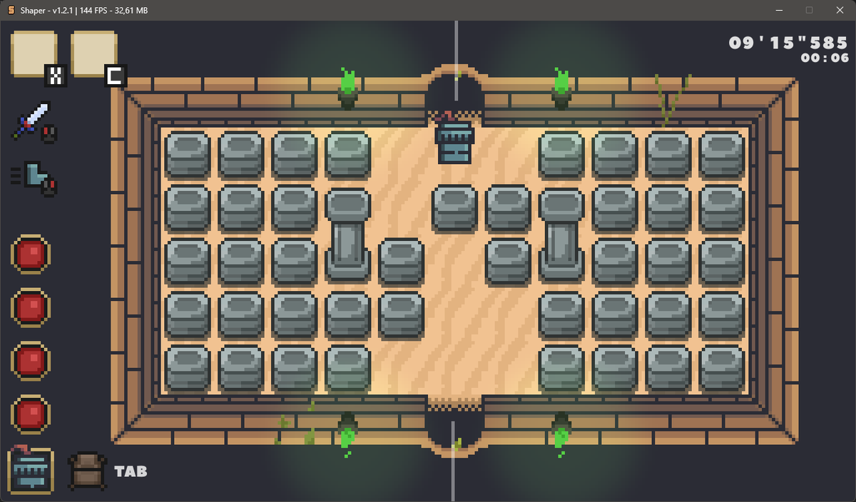 I'm currently finishing the latest tweaks of the speedrun timer and the adventure mode.

Note that everything is not definitive and are subject to change with all of the player's feedbacks!

#shapergame #solodev