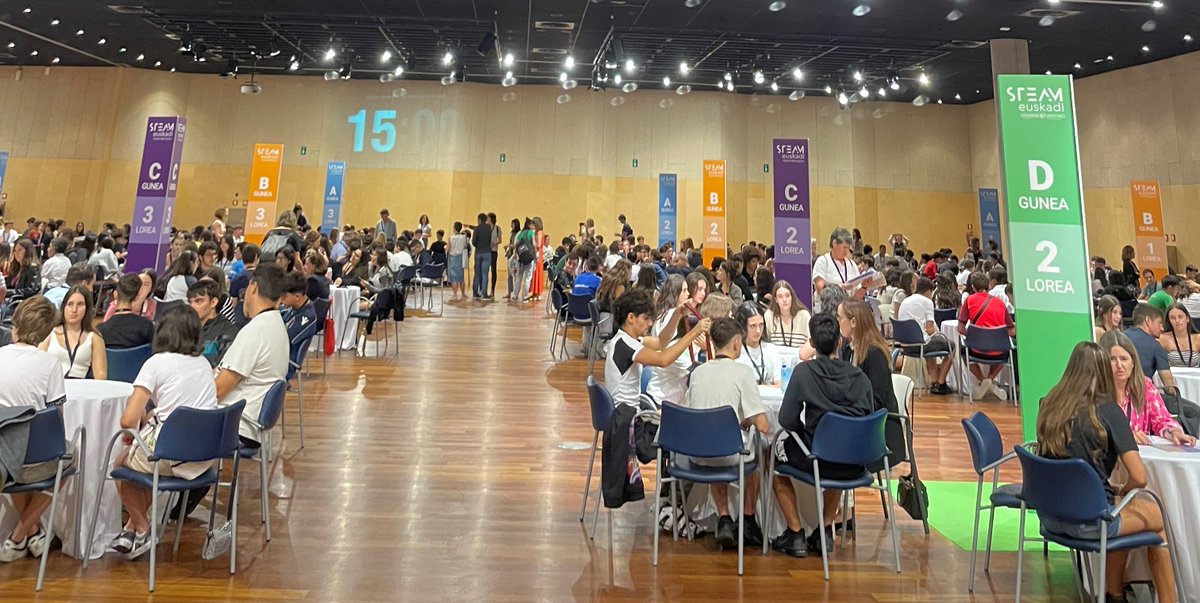 inetum_es's tweet photo. ¡Gran iniciativa para incentivar y promover vocaciones #STEAM entre nuestros más jóvenes!

Asistimos a #STEAMSare 2023, jornada de orientación profesional para alumnado de 4º ESO en el País Vasco.

@Innobasque @BEC_Bilbao

#STEAMSare #STEAMEuskadi
#formación #tecnología
#Inetum https://t.co/AUeJru4peW