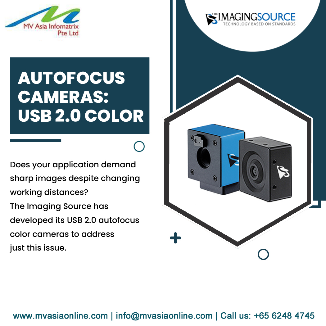 mvasiasingapore's tweet image. AUTOFOCUS CAMERAS:USB 2.0 COLOR

Does your application demand sharp images despite changing working distances? The Imaging Source has developed its USB 2.0 autofocus color cameras to address just this issue.

Visite us- mvasiaonline.com

#SharpFocusImaging #AutoFocusMagic