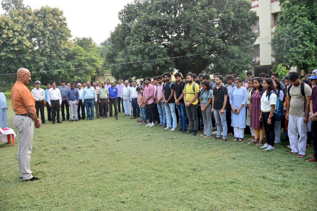 directoragbhu's tweet photo. "If Agriculture fails, Everything Else will fail."
Institute of Agricultural Sciences, BHU pay homage to Dr M.S. Swaminathan - "The Father of Green Revolution in India". https://t.co/EQtz3eBN7R