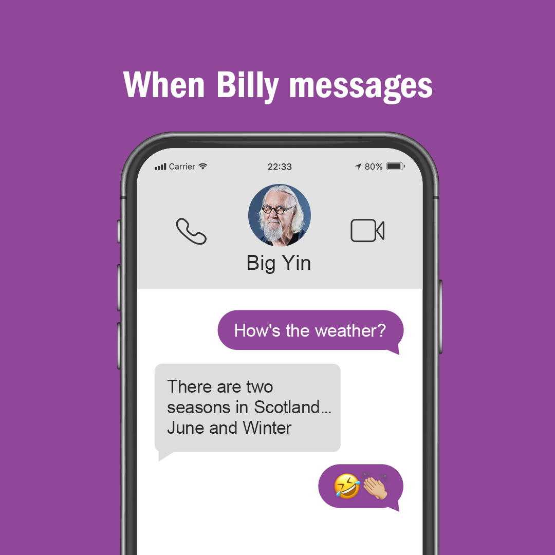 And we're not mad about it… 

Good job Macsween defies the seasons then, eh? 

Cheers to the Big Yin, Sir Billy Connolly for always making us chuckle 😅