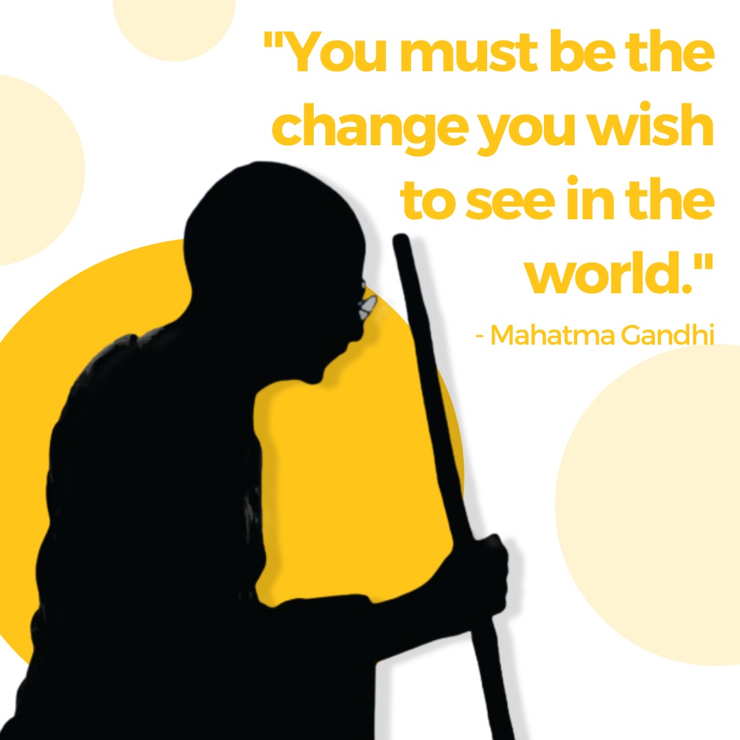 On this Gandhi Jayanti, let's reflect on Gandhiji's timeless wisdom and his vision for a harmonious world.

Be the change, #BeatPlasticpollution - the change begins with each one of us.

#GandhiJayanti #PlasticFree #Sustainability #SustainableLifestyles