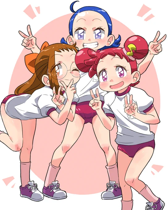 おジャ魔女は無印が一番好き!!公式で体操着がブルマなのもっと好き!!! 