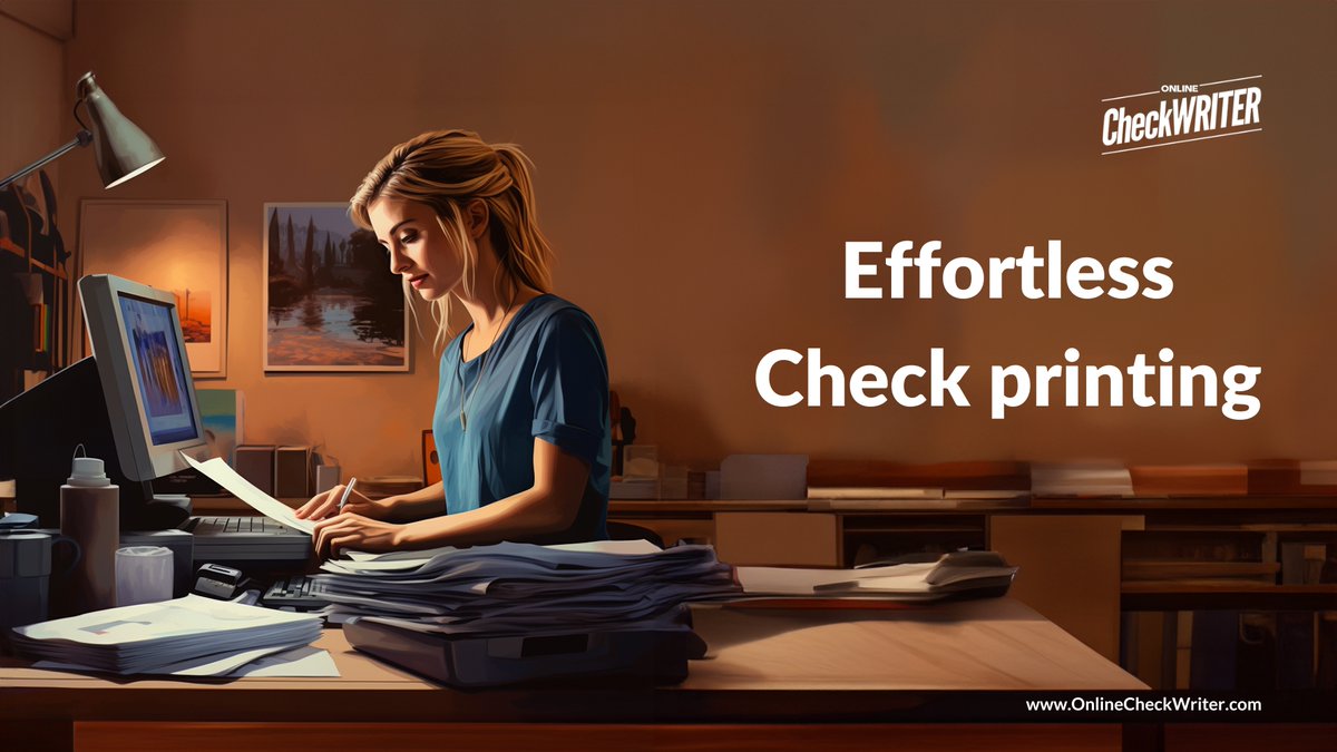 You can create and print checks using any printer through OnlineCheckWriter.com instead of cheap personal checks order online.

Learn more: onlinecheckwriter.com/personal-check…

#CheapPersonalChecksOrderOnline #PersonalChecksOrder