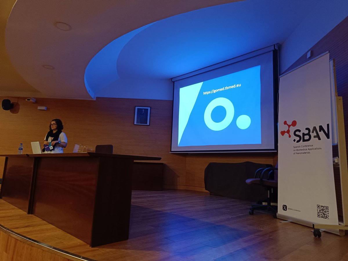 Exciting to see <a href="/DrRalucaFratila/">Raluca</a> presenting our #OITB #goMed <a href="/SBAN_Conference/">SBAN</a> today!

Want to find out more ❓
gomed.tbmed.eu