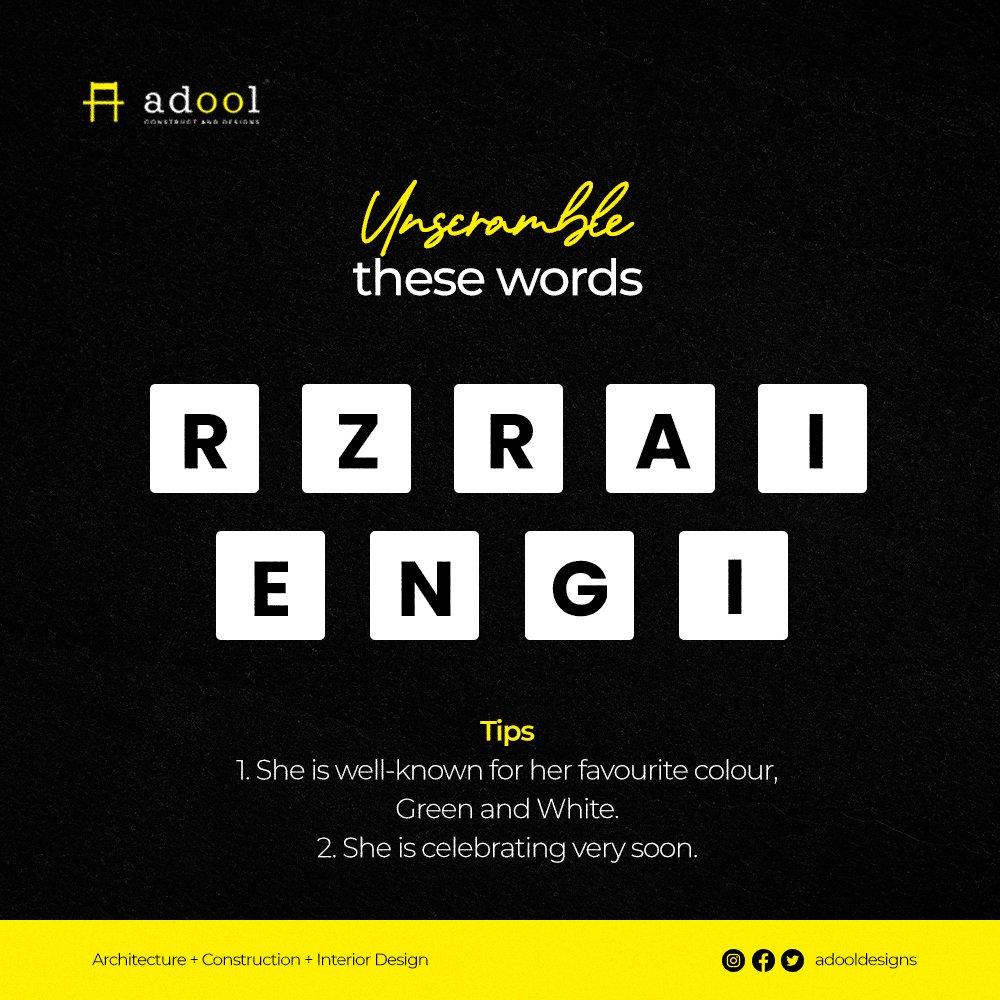 AdoolDesigns's tweet photo. Drop your answer on the comment section.
Contact us today to discuss your next project! 📞💭  Send us a dm @adooldesigns or call or text us on +234 818 8378 738
#adool #adooldesigns #construction #architecture #archdaily #interiordesign #homedesign #friday #tgif #friyay https://t.co/LrRVOc1hxY
