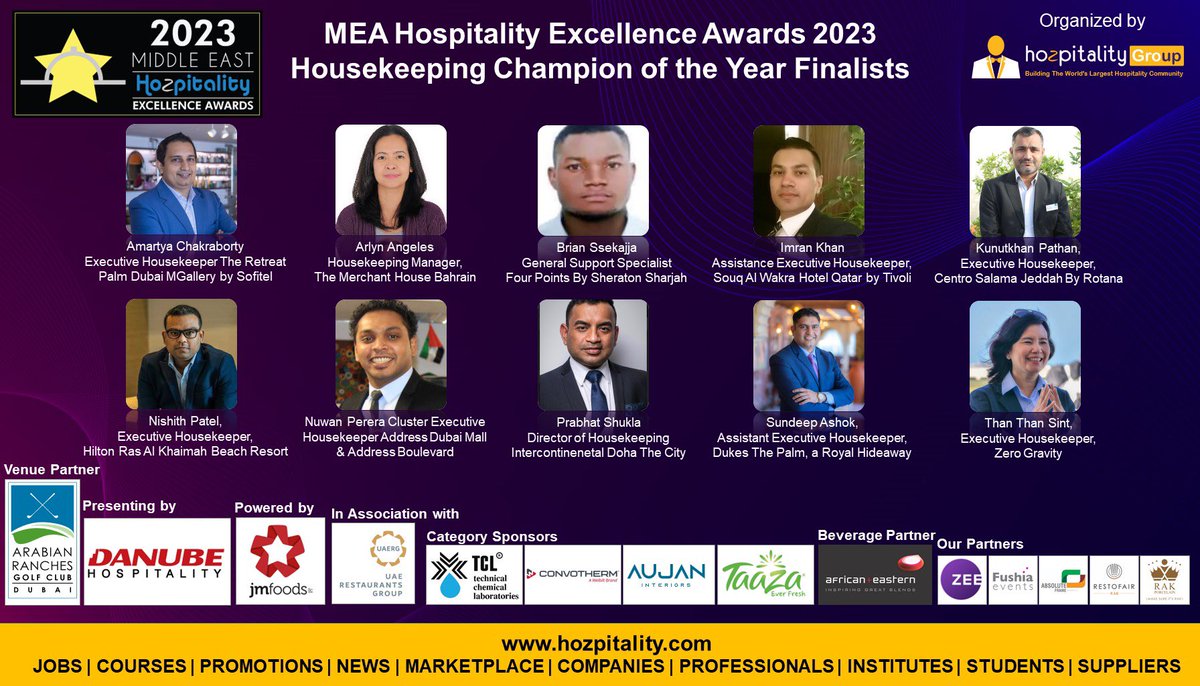 Looking forward for the finals year’s 9th Middle East Hospitality Excellence Awards <a href="/hozpitality/">Hozpitality</a> <a href="/iamrajbhatt/">Raj Bhatt</a> <a href="/VandanaBhatt/">Vandana Joshi Bhatt</a> <a href="/ihmGwalior/">Institute of Hotel Management Gwalior Official</a> <a href="/CleanIndiaJourn/">Clean India Journal</a> <a href="/mvhousekeepers/">Maldives Housekeepers Association</a> <a href="/HousekeeperDoha/">Qatar Housekeepers Association</a> <a href="/HousekeeperCom/">Housekeeper.com</a> <a href="/IHGService/">IHG Service</a>
