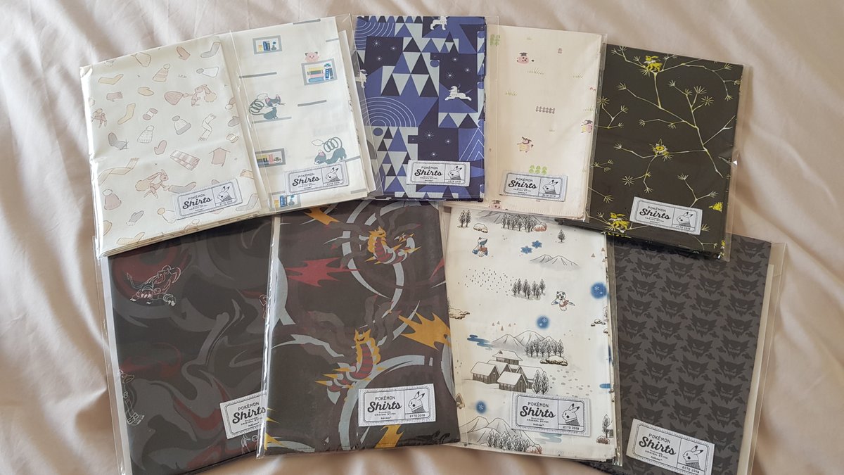 Soital's tweet photo. My last @original stitch Pokemon order arrived! Such a sad event they stopped doing these but I will cherish them, I managed to get all bandanas I collect except Zangoose which was sold out during it's closure! So beautiful, thank you ~! [Updated Website!] https://t.co/7E2dMtDWQn