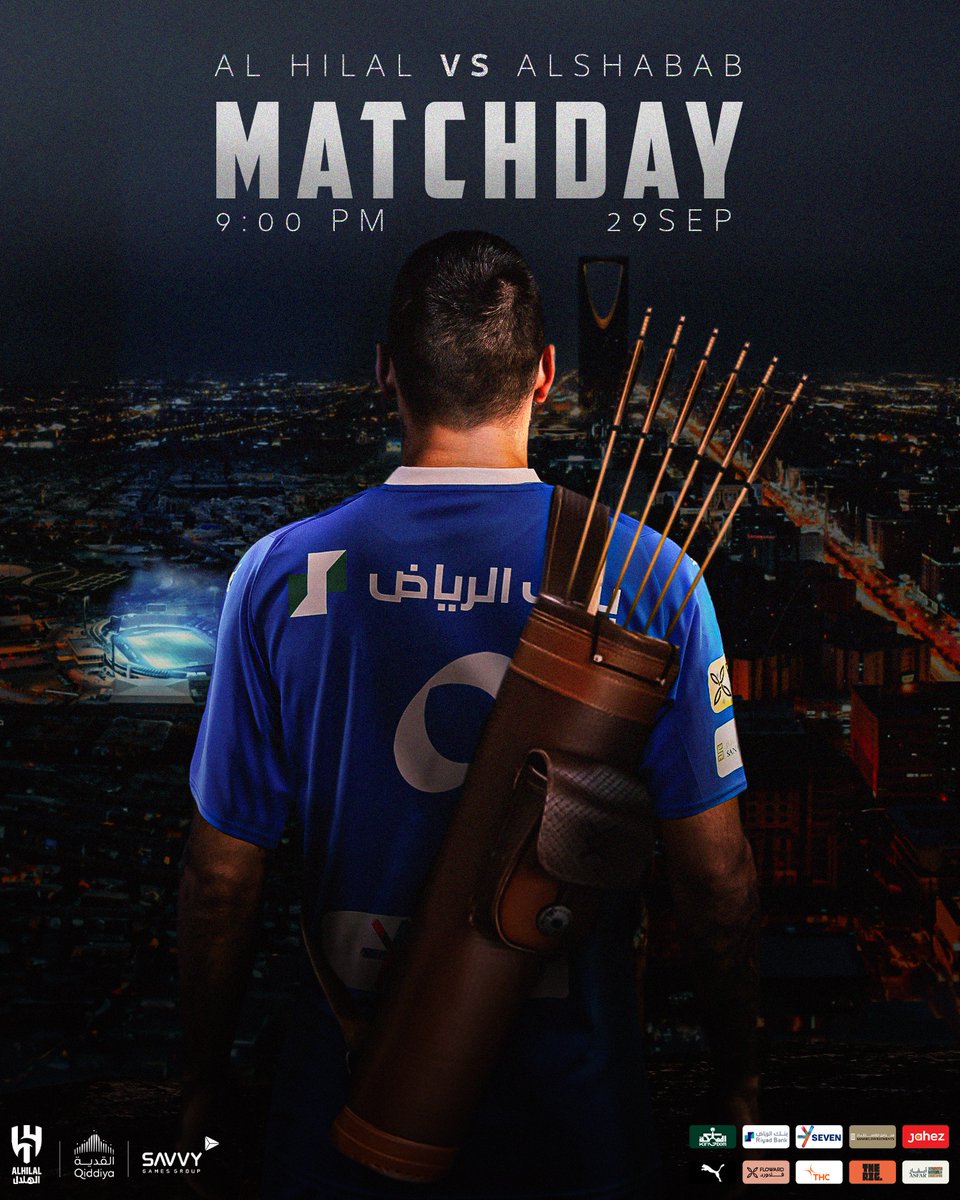 21 🕘 29 🗓️
#AlHilal 💙
#AlHilal_AlShabab ⚽️
#RoshnSaudiLeague 💫