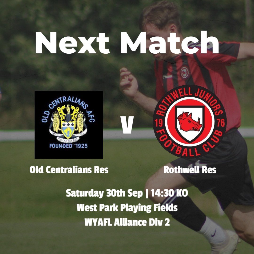 The reserves travel to <a href="/CentraliansAFC/">Old Centralians AFC</a> tomorrow hoping to build on last weeks win with another three points!

#UpTheHogs
