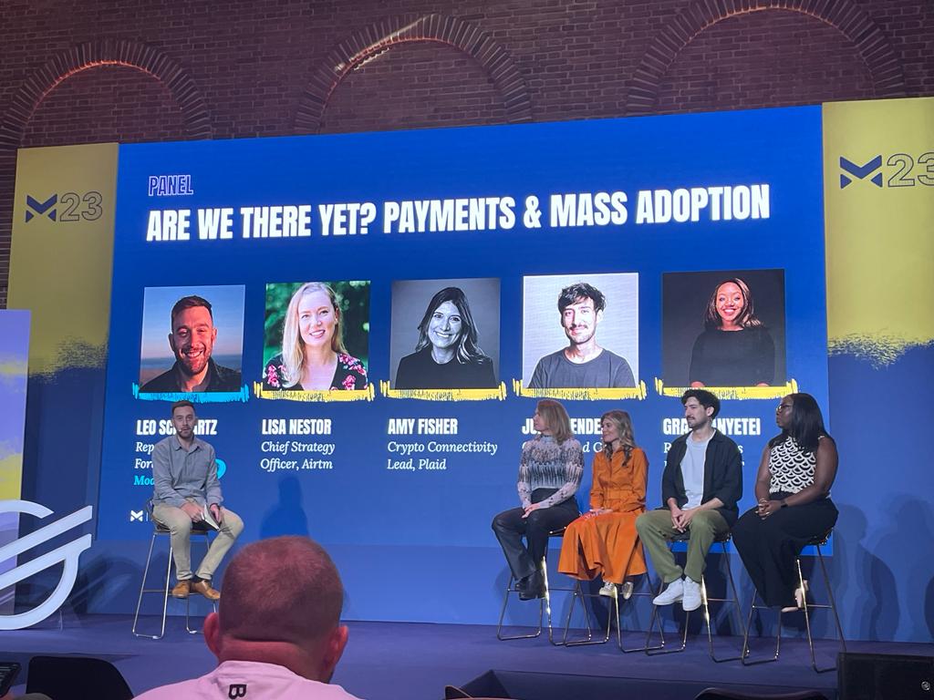 nestorious828's tweet photo. Wow! I had an amazing time at #Meridian2023 connecting with others in the #Stellar ecosystem and talking about how we scale #stablecoin payments @airtminc. https://t.co/6nuESsYIvR
